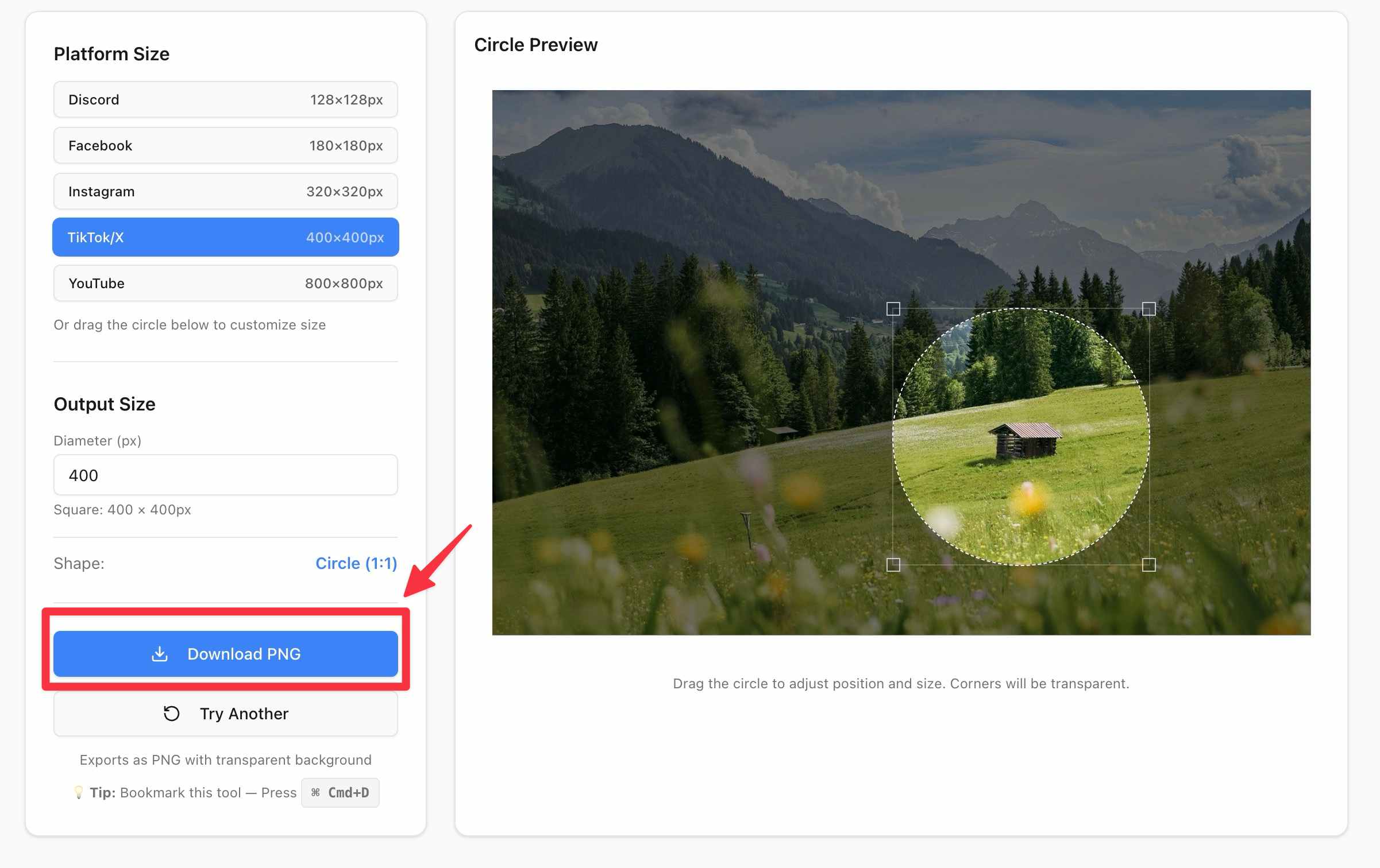 Download Circular Image - Step 3